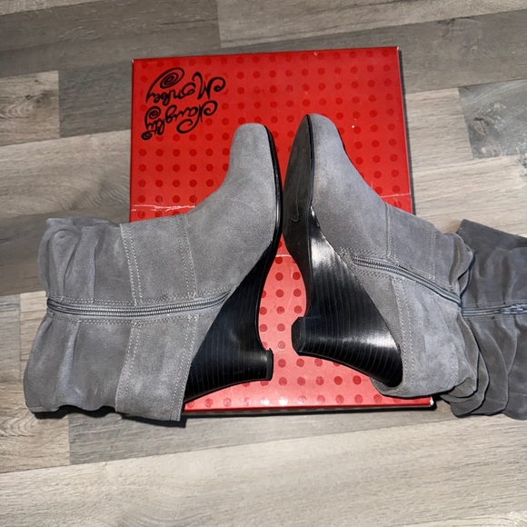 Boots, name-Naughty Monkey, grey suede - Picture 7 of 10